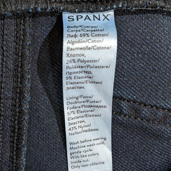 Spanx Sara Treleaven Blakely Women's Jeggings Indigo Blue Size M - Picture 4 of 6